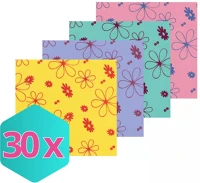 Karton DA503XSZCIKCTKV Civis törlőkendő, virágos, 3db/csomag  - 30 db kép