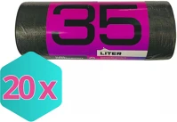 Karton DA503XSZMAK5999570031888 Mamuth szemeteszsák extra erős, 35l, 60x50cm, 20db/tekercs  - 20 db kép