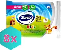 Karton DA503XSZWYK7322540796551 Zewa nedves toalettpapír kids 42db/csomag  - 8 db kép