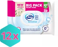 Karton DA503XSZWYK7322541395050 Zewa nedves toalettpapír bigpack 80db/csg, sensitive  - 12 db kép