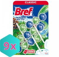 Karton DA503XSZWYK9000100753340 Bref wc tisztító golyós mega pack (3db-os) power aktiv 3x50g pine  -9 cs kép