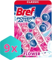 Karton DA503XSZWYK9000100989008 Bref wc tisztító golyós mega pack (3db-os) power aktiv 3x50g flower  -9 cs kép