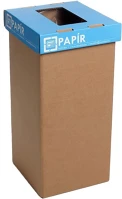 Karton OKU-100037 Hulladéktároló  szelektív 20 l papírhoz magyar felirattal kép