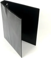 Karton pp 02.00069 Gyűrűskönyv panorámás 40mm 4 gyűrű fekete kép