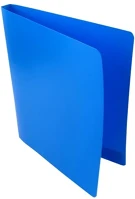 Karton pp 02.0007203 Gyűrűskönyv a/4 20 mm 2 gyűrű átlátszó kék kép