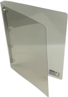 Karton pp 02.0007314 Gyűrűskönyv a/4 20 mm 4 gyűrű átlátszó füst kép