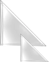 Karton pp 02.00477 Névjegytartó sarok öntapadós 2-063 6 darabos kép