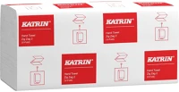 Katrin 103546 Kéztörlő 2 rétegű v hajtogatású 2 rétegű 200 lap/tekercs 20 csomag kép
