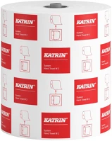 Katrin 97425 FEHÉR Kéztörlő 2 rétegű tekercses átmérő: 19 cm 190 lap/200 m/tekercs 6 kép