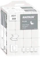 Katrin COR_KHH374H Kéztörlő, z hajtogatott, 2 rétegű, 200 lap, hófehér kép