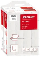 Katrin COR_KHH375H Kéztörlő, z hajtogatott, 2 rétegű, 200 lap, fehér kép