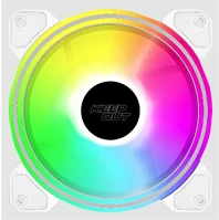 Keep out XFC-120DRW argb (11-27db, 1600rpm, 58cfm, 4-pin pwm + argb 5v 3-pin, ház hűtésre kép