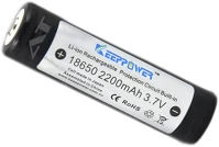 Keeppower 18650 3,7V 2200MAH 18650 3,7v 2200mah védett li-ion akkumulátor kép