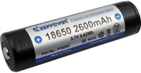 Keeppower 18650 3,7V 2600MAH 18650 3,7v 2600mah védett li-ion akkumulátor kép
