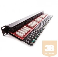 Keline 509020 Telefonos patch panel, kategória 3, 50xrj45/u kép