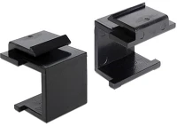 Keline 511119-F Keystone vakdugó patch panelhez és aljzatokhoz, fekete kép