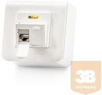 Keline 601120-AP-KEJ-CEA-S-10G-2 601120-AP + KEJ-CEA-S-10G(2) Modulo45 falon kívüli aljzat, Kategória 6A kép