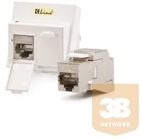 Keline 601120-KEJ-C6A-S-10G-2 601120 + KEJ-C6A-S-10G(2) Modulo45 padlódobozba / csatornába telepíthető kép