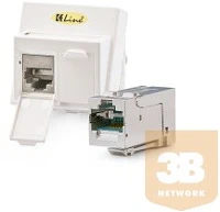 Keline 601120-KEJ-C6A-S-HD-2 601120 + KEJ-C6A-S-HD(2) Modulo45 padlódobozba / csatornába telepíthető kép