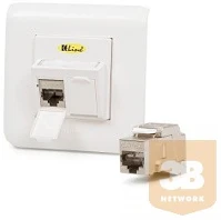 Keline 601120-UP-KEJ-C6A-S-10G-2 601120-UP + KEJ-C6A-S-10G(2) Modulo45 süllyesztett aljzat, Kategória 6A kép