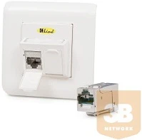 Keline 601120-UP-KEJ-C6A-S-HD-2 601120-UP + KEJ-C6A-S-HD(2) Modulo45 süllyesztett aljzat, Kategória 6A kép