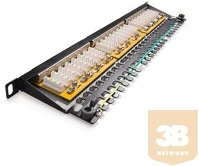 Keline 606068 Giga+kompakt patch panel , kategória 6, 0,5u 24xrj45/s kép