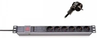 Keline 620P06 Elosztópanel 6x250v, túlfeszültség védelemmel 1u, 19