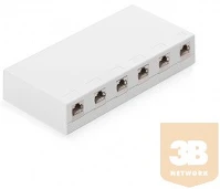 Keline KE-SMB06-W-KEJ-CEA-S-10G-6 ke-smb06-w + kej-cea-s-10g(6) falon kívüli doboz kategória 6a, 6xrj45/s kép