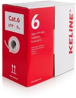 Keline KE400U23LSOH-DCA-RLX Utp falikábel dobozos cat.6 305m awg23, lsoh halogénmentes euroclass dca kép