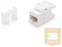 Keline KEJ-C5E-U-WH Keystone jack, kategória 5e, rj45/u kép