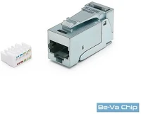 Keline KEJ-C6A-S-HD KE-Line Cat6A 10Gigabit HD Keystone Jack RJ45/s aljzat kép