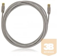 Keline KEL-C6A-P-070 Kategória 6a, 10giga patch kábel stp, 7 m, lsoh halogénmentés, szürke kép