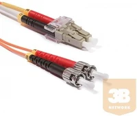 Keline POM3D-LCST-010 Duplex lc-st patch kábel, om3 50/125 µm, 1 méter kép
