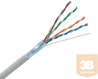 Keline S2, D1, A1, 300 MHZ, LSOH, 305 M-ES FTP (F/UTP) 4x2xAWG24 kábel, Kategória 5E, Euroclass Dca kép