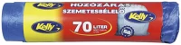 Kelly H3049829 Szemeteszsák önzáró szalaggal 70 liter 55 x 80 cm 15 db/tekercs  kék kép