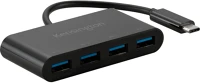 Kensington K33616WW Ch1200 usb-c 4 portos hub, usb hub fekete kép