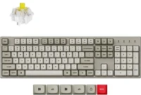 Keychron C2PX-M4Z-HU C2 pro 8k usb-c magyar super banana mechanikus billentyűzet szürke kép