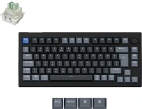 Keychron J8HW-H1Z-HU J8 he 8k usb magyar ultra-fast lime magnetic mechanikus billentyűzet fekete kép