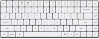 Keychron K3 KEYCAP SET LG K3 magyar billentyűsapka készlet világosszürke kép