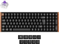 Keychron K4H-F1Z-HU k4 he bluetooth / vezeték nélküli magyar gaming gateron double-rail kép