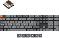 Keychron K5M-H3Z-HU k5 max bluetooth usb magyar low profile mechanical 2.0 brown mechanikus kép