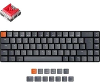Keychron K7-B1-UK K7 gateron rgb backlight red switch keyboard-iso version billentyűzet kép