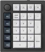 Keychron Q0M-M1 q0 max rgb vezeték nélküli numerikus billentyűzet, piros kapcsoló kép