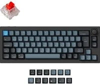 Keychron Q2P-M1-UK q2 pro swappable rgb backlight red switch knob version ksa keycap  uk kép