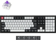 Keychron Q6H-M1Z-HU q6 he bluetooth / vezeték nélküli / usb magyar gateron double-rail kép