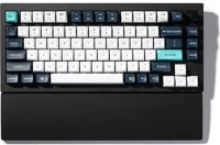 Keychron V2M, Q1, Q1M, Q1HE, P1P V1, v1m, v2, v2m, q1, q1m, q1he, p1p szilikon csuklótámasz fekete kép