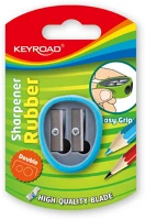 Keyroad kr970531 Hegyező 2 lyukú keyroad rubber vegyes színek