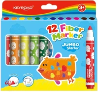 Keyroad KR971739 Rostirón, filctoll készlet erős, vastag hegyű 12 db/bliszter kép