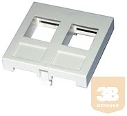 Keystone MODD-2KEY-2 45 rendszer 2x  modul 2 modult foglal üresen kép