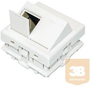 Keystone MODD-2KEYA-1 45 rendszer 2x  modul /45°/ablak 2 modult foglal üresen kép